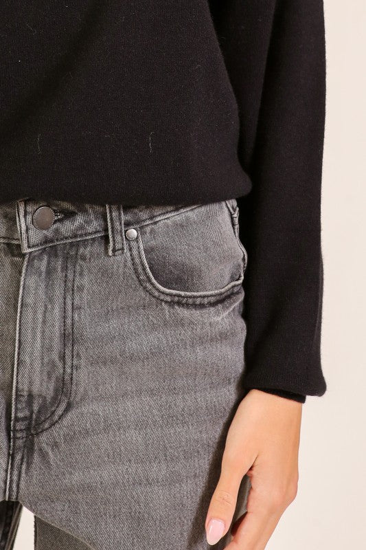Asymmetric Soft Knit Sweater